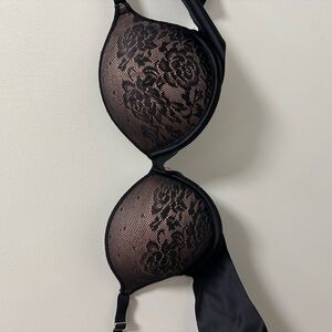 Elegant Black Lace Bra